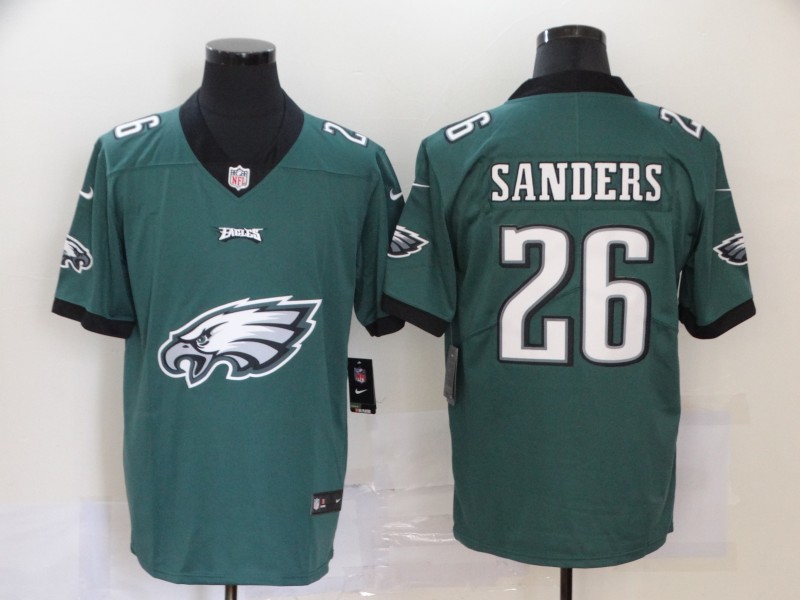 Men Philadelphia Eagles #26 Sanders Green Vapor Untouchable Fashion Nike NFL Jersey 2->philadelphia eagles->NFL Jersey
